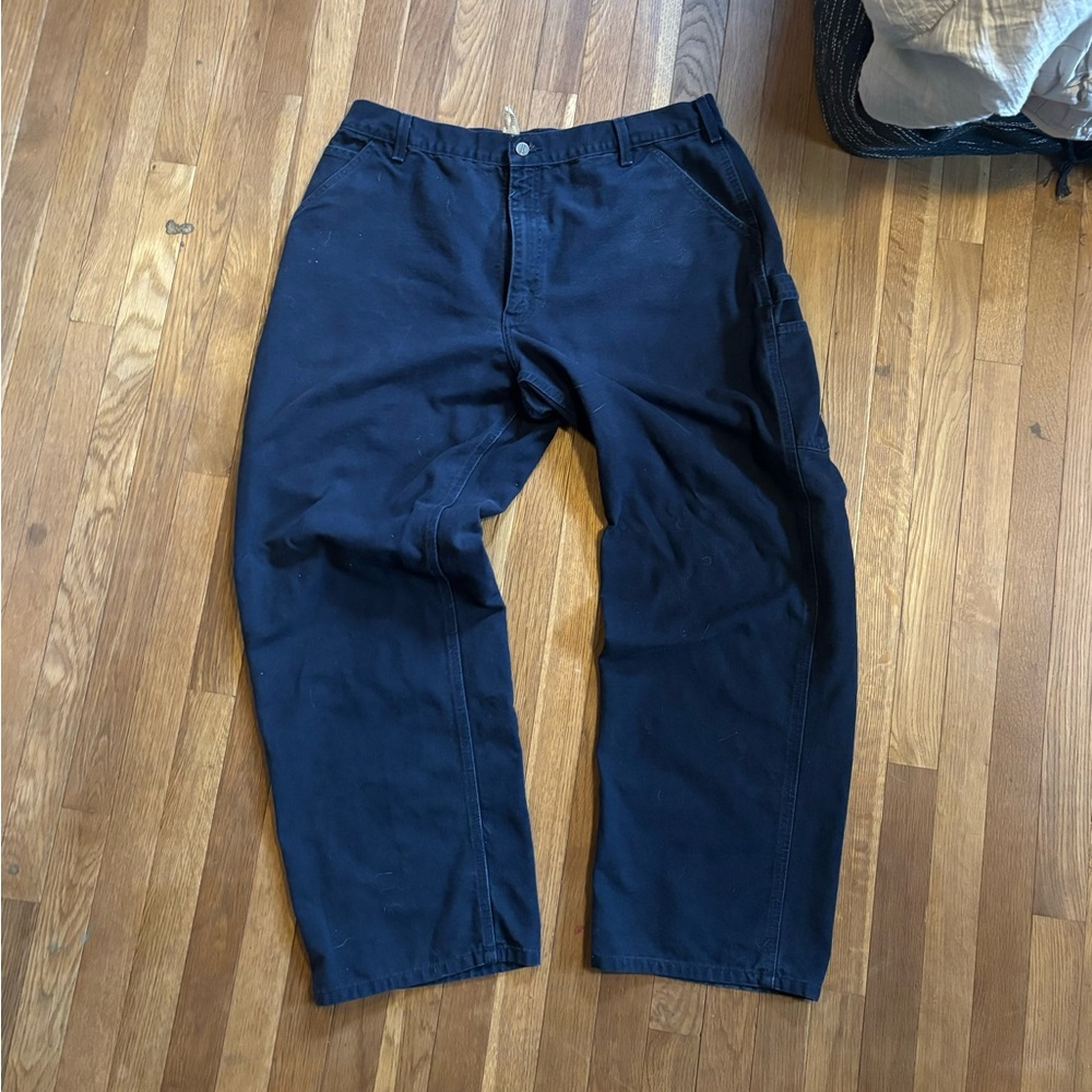Blue Baggy Carhartt Pants